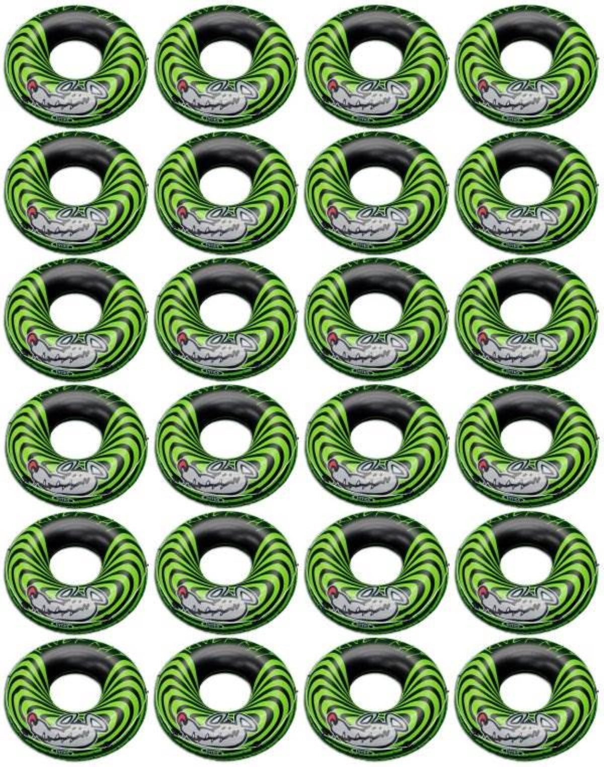 24-Pack Intex River Rat 48" Inflatable Tubes For Lake/Pool/River | 24 x 68209E