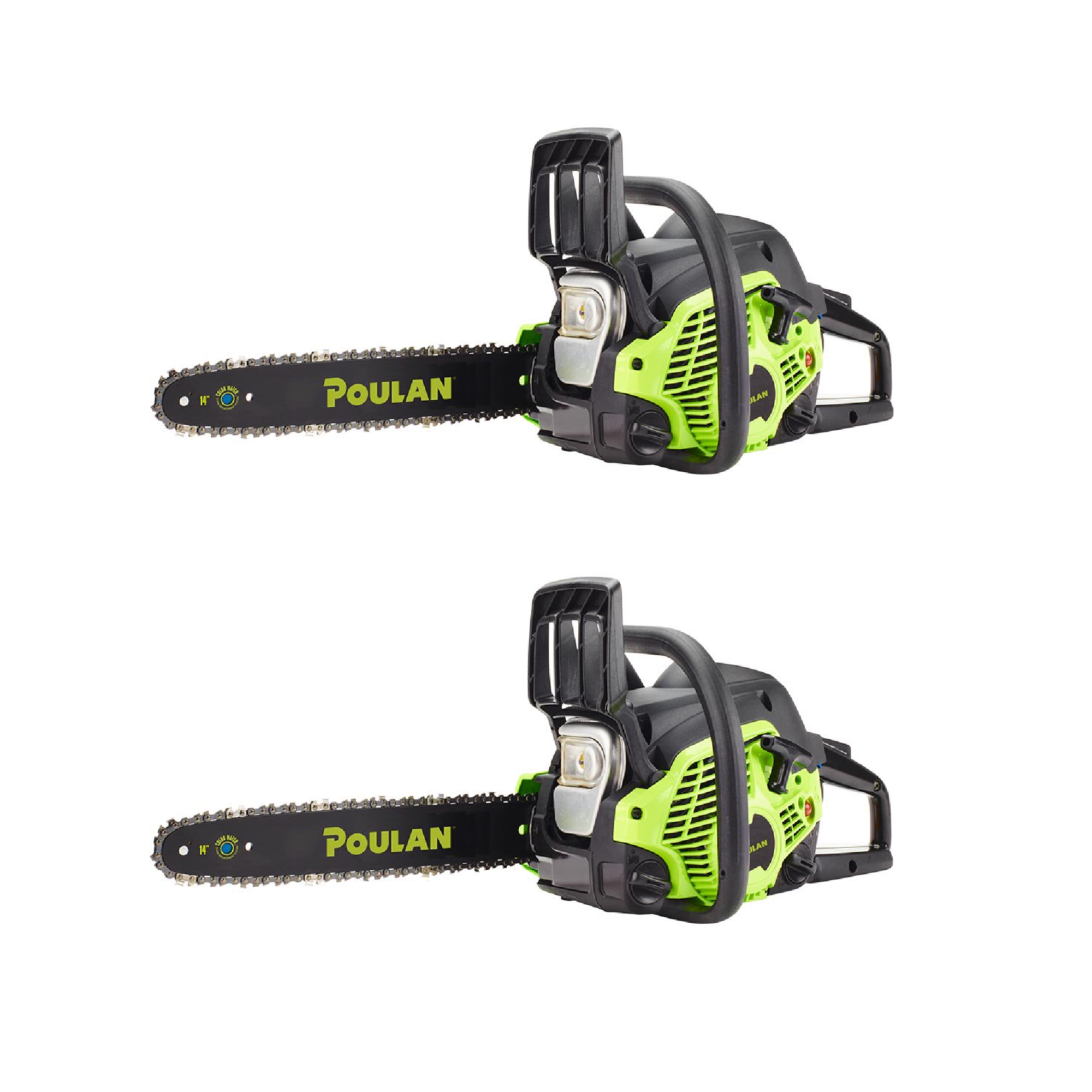 Poulan 14" Steel Bar 33CC Gas Chain Saw 2 Cycle (Certified Refurbished) (2 Pack)