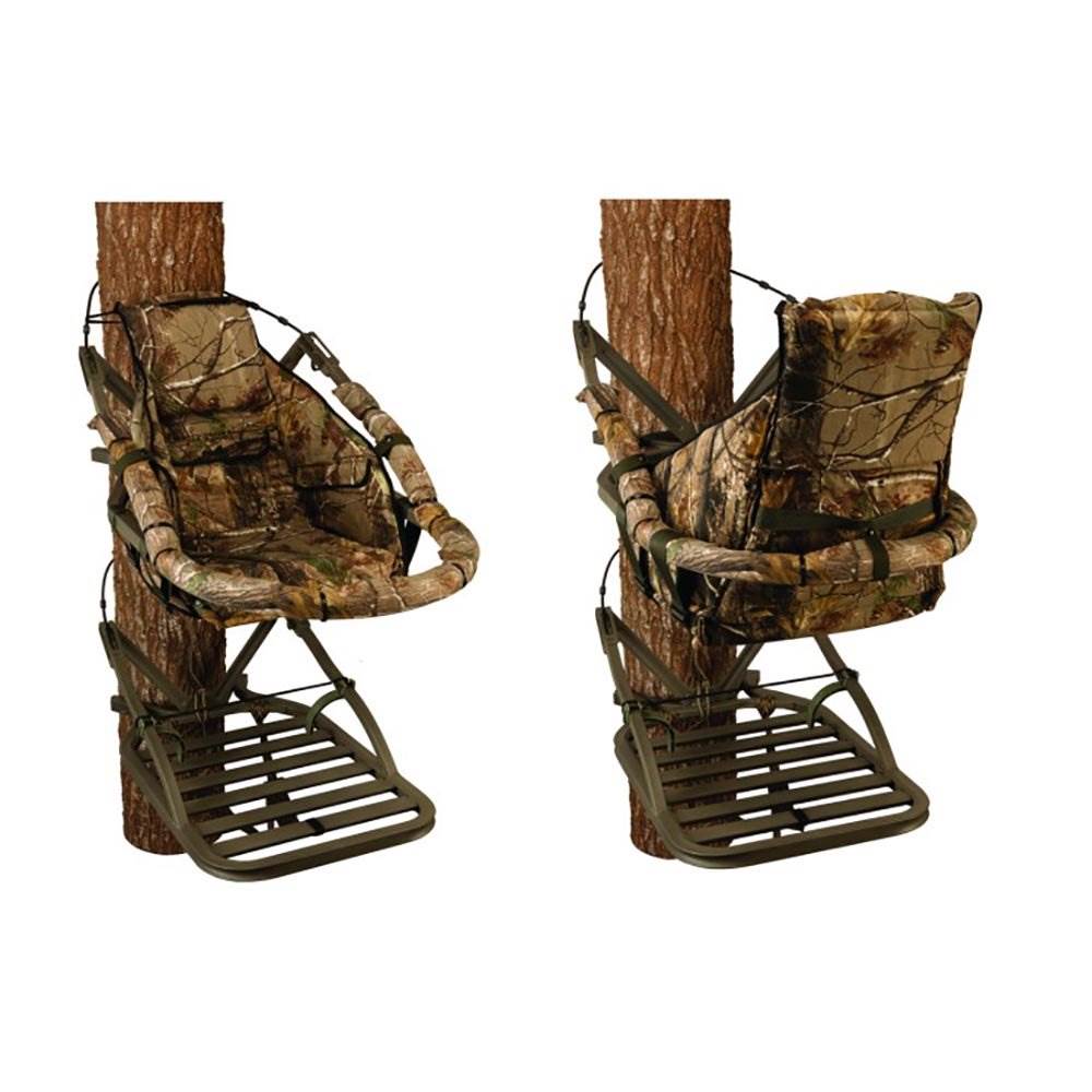 Summit 180° Max SD Self Climbing Treestand for Bow & Rifle Deer Hunting | 81116
