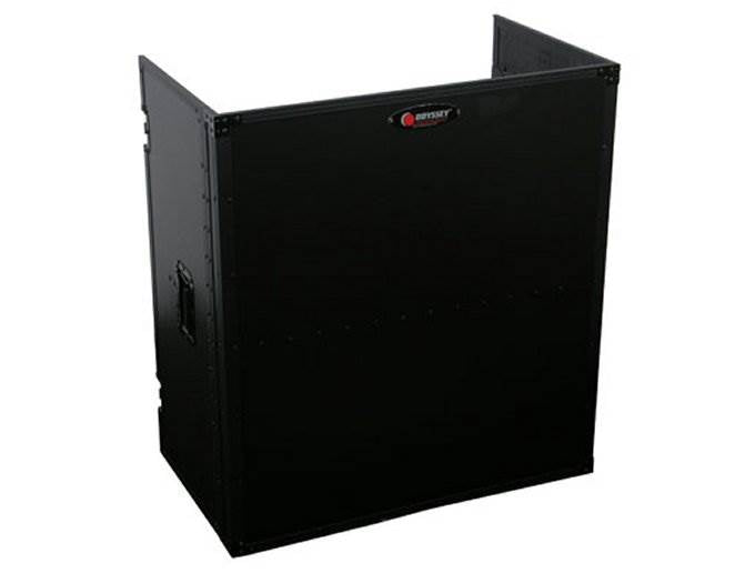 Odyssey FZF3336BL Flight Zone 33 x 36 Deluxe Black Foldout DJ Stand for Coffins - VMInnovations