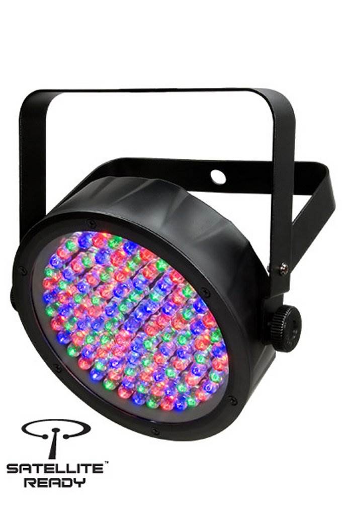(4) Chauvet DJ SlimPar 56 LED Slim Par Can Pro RGB Lighting Effects + DMX Cables