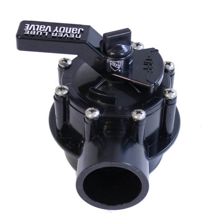 JANDY 4724 2 Port 1.5"-2" Never Lube Pool Spa Valve Positive Seal (Open Box)