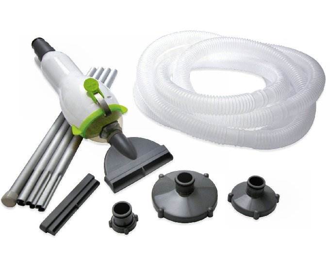 Intex 1000 GPH Swimming Pool Filter Pump w/GFCI & Skooba Vac Vacuum Combo