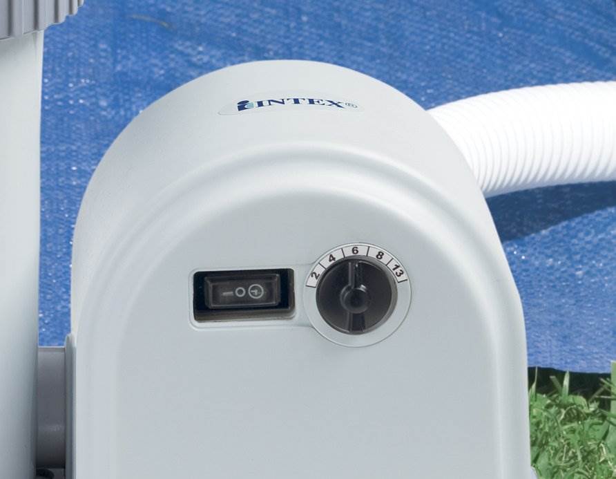 Intex 1500 GPH Easy Set Swimming Pool Filter Pump w/ GFCI & V-Trap Vac Vacuum