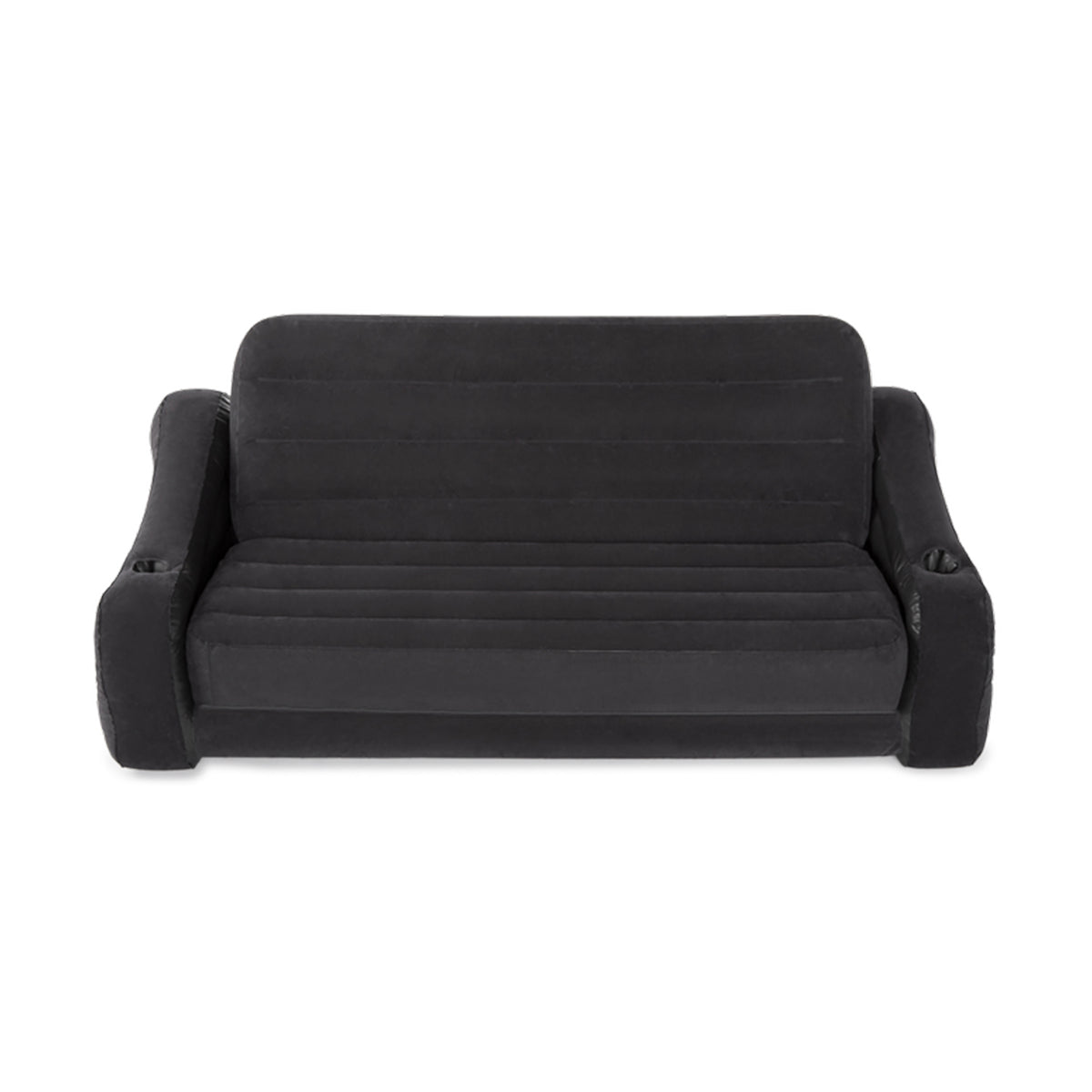 Intex Inflatable Queen Size Pull-Out Futon Sofa Couch Sleep Away Bed (Open Box)