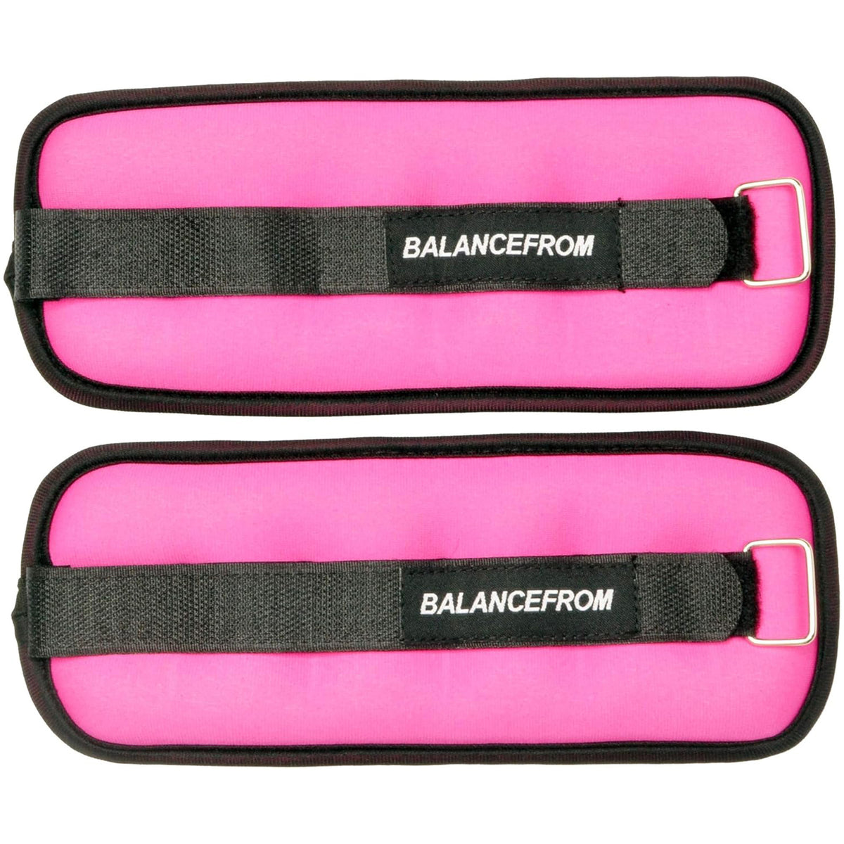 BalanceFrom Fully Adjustable Ankle, Wrist, Arm/Leg Weights, 2-lb (Open Box)