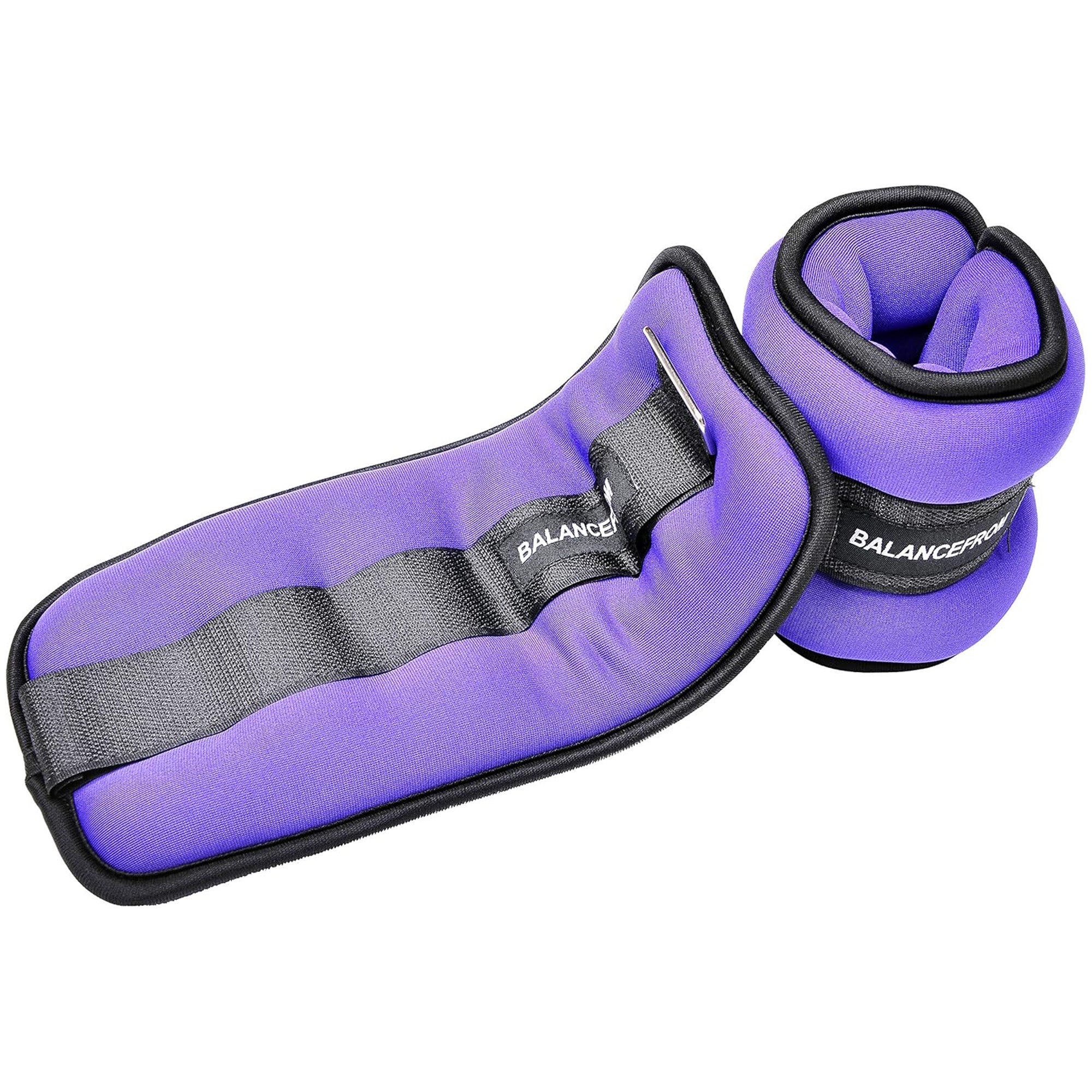 BalanceFrom Fully Adjustable Ankle, Wrist, Arm or Leg Weights, 5-lb (Open Box)