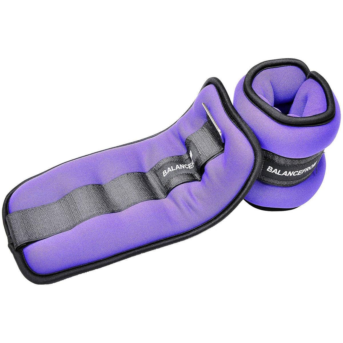 BalanceFrom Fully Adjustable Ankle, Wrist, Arm or Leg Weights, 5-lb (Open Box) - VMInnovations