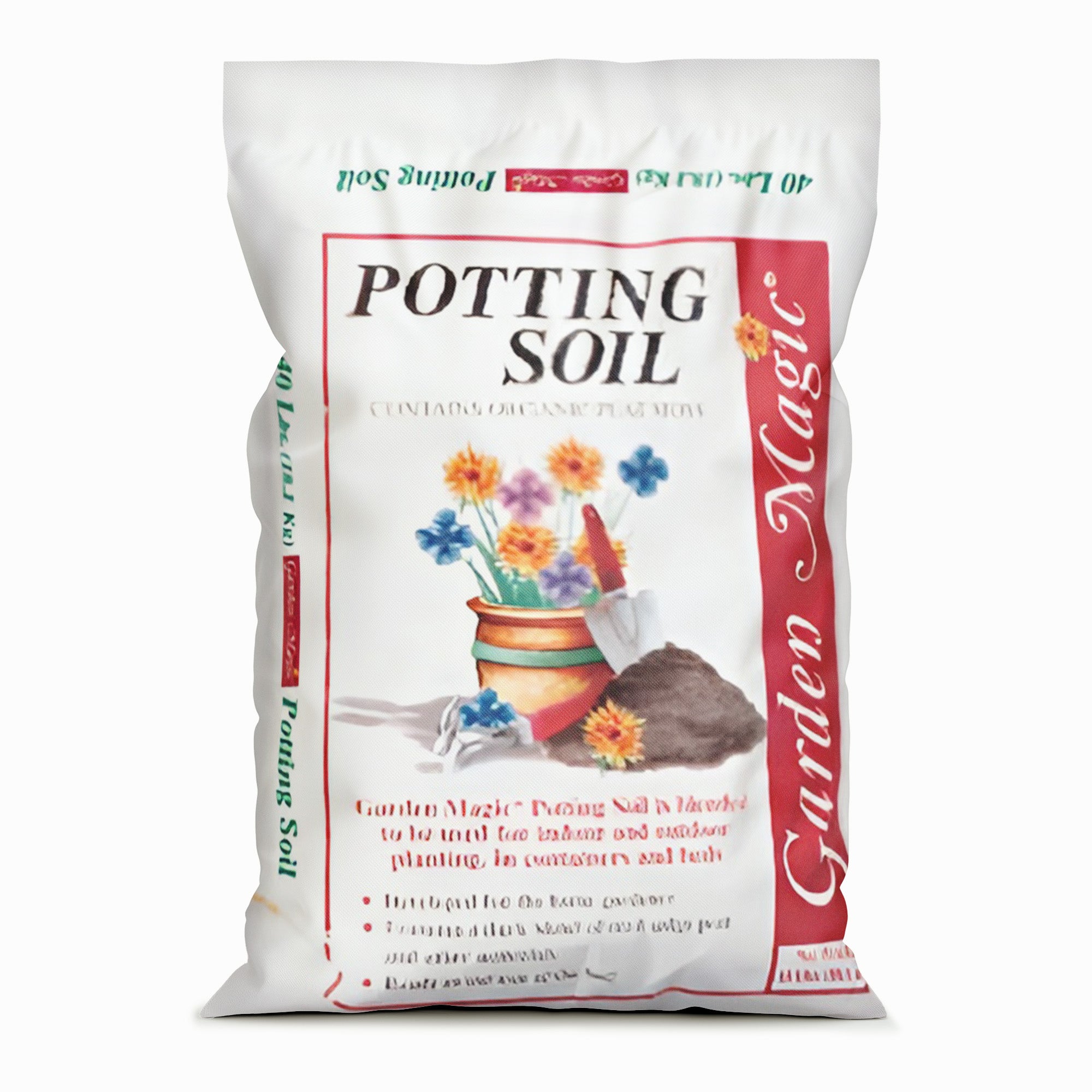 Michigan Peat Company Garden Magic General Purpose Potting Soil, 40 lb, 2 Pack - VMInnovations