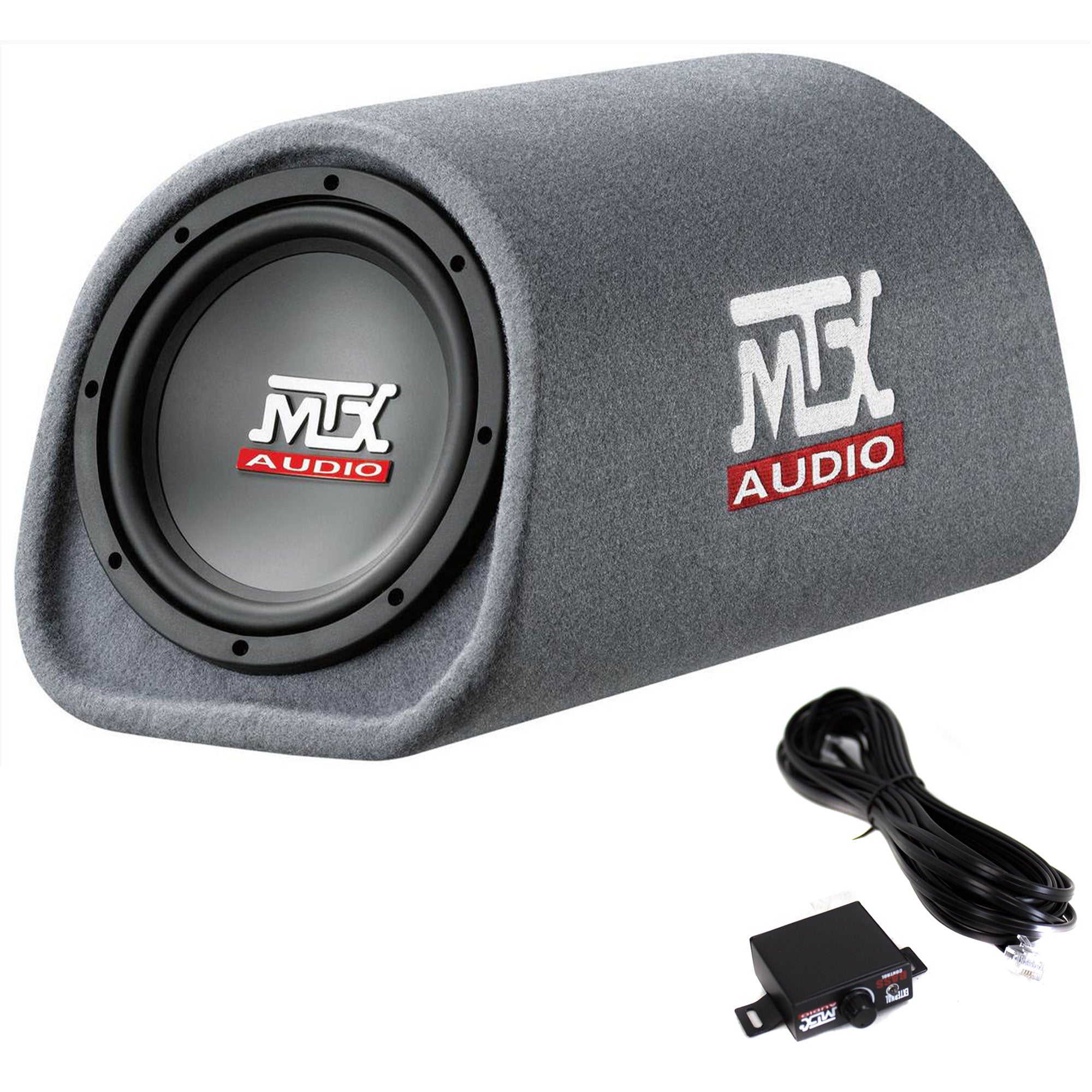 MTX AUDIO RT8PT 8" 240W Car Subwoofer & Soundstorm AKS8 8 Gauge Amp Wiring Kit - VMInnovations