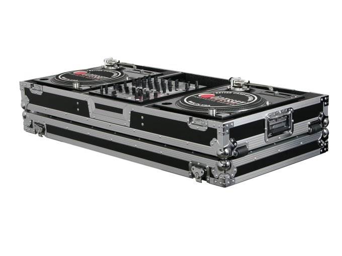 NEW Odyssey FZBM12W 12" Pro DJ Mixer Turntable Battle Mode Flight Case w/ Wheels - VMInnovations