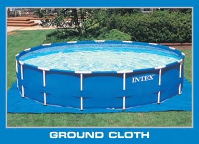 Intex 24' x 52" Metal Frame Swimming Pool w/ Sand & Saltwater System - Open Box