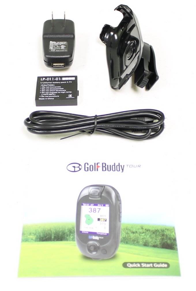 GOLF BUDDY TOUR GPS Range Finder - Course & Hole w/ Tracker - Open Package