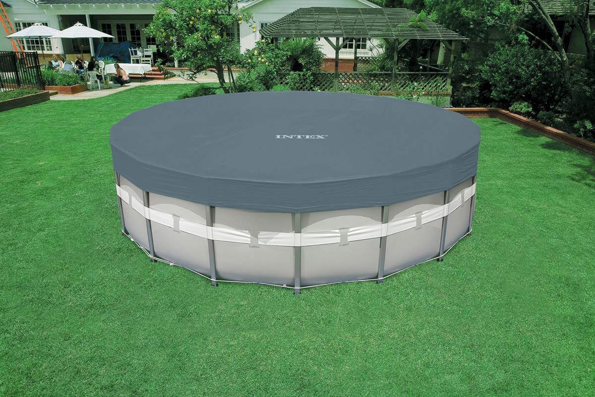 INTEX 16' x 48" Ultra Frame Swimming Pool Set & Saltwater System - Open Box