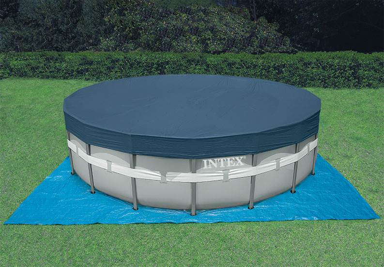 INTEX 18' x 52" Ultra Frame Swimming Pool Set w/ Pump System 54957EG - Open Box