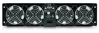 3) PYLE PRO PFN41 19" Rack Mount Cooling 4 Fans System w/Temperature LED Display