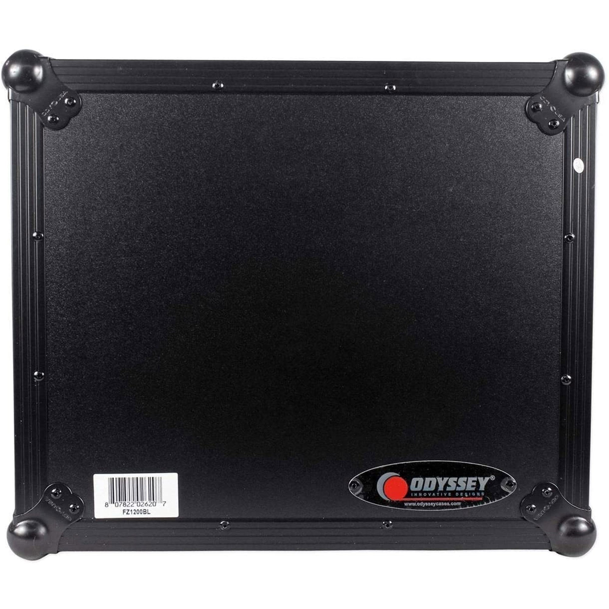 2 Odyssey FZ1200BL Technics 1200 Style Turntable Cases for Numark/Stanton Mixers - VMInnovations