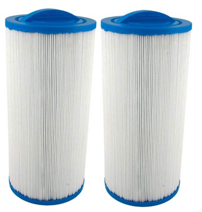 Unicel 4CH-24 Replacement 25 Sq Ft Filter Cartridge for Spa, 173 Pleats (2 Pack)