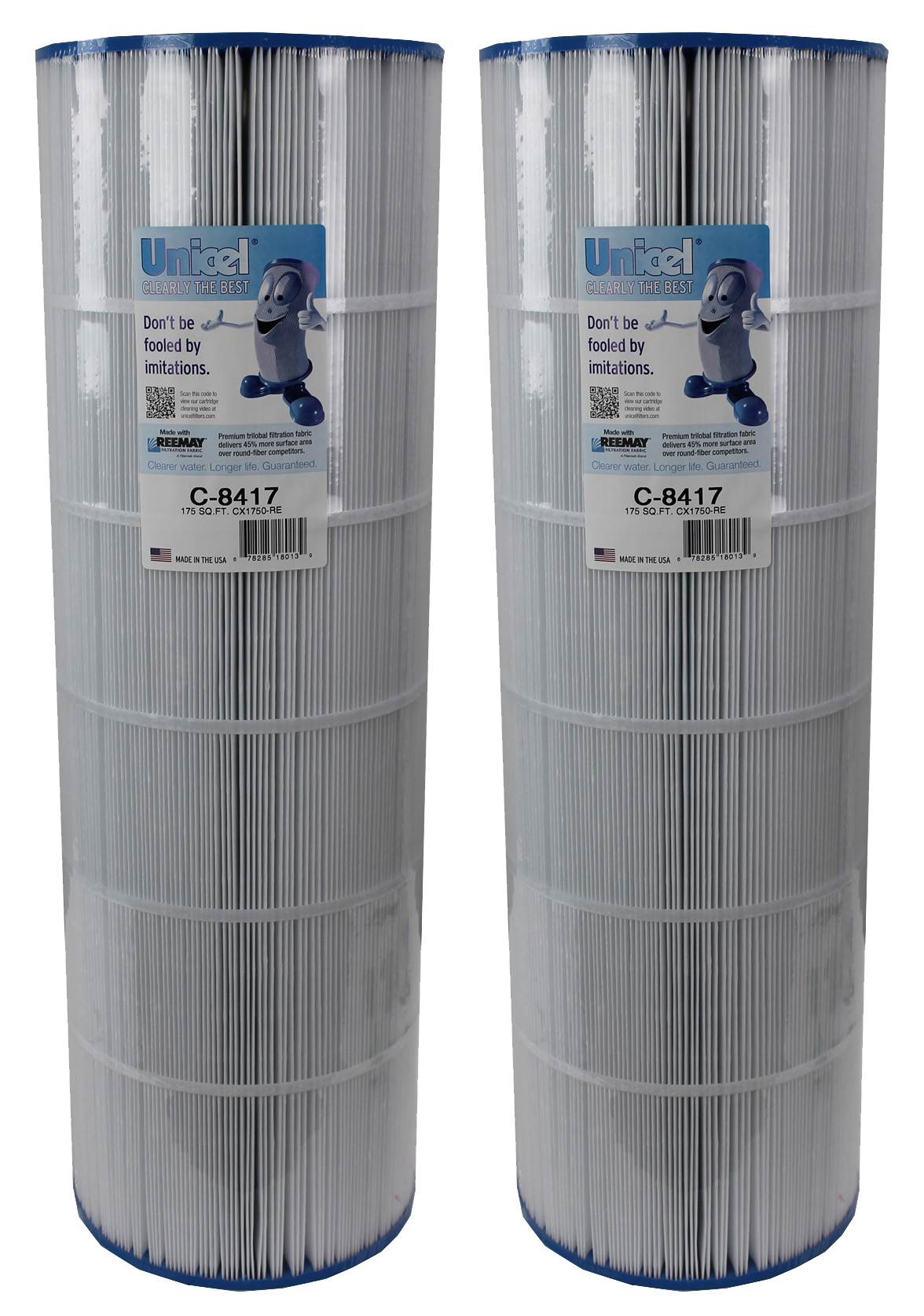 UNICEL C-8417 Hayward Replacement Swimming Pool Filter Cartridge PXC-150 (2Pack) - VMInnovations
