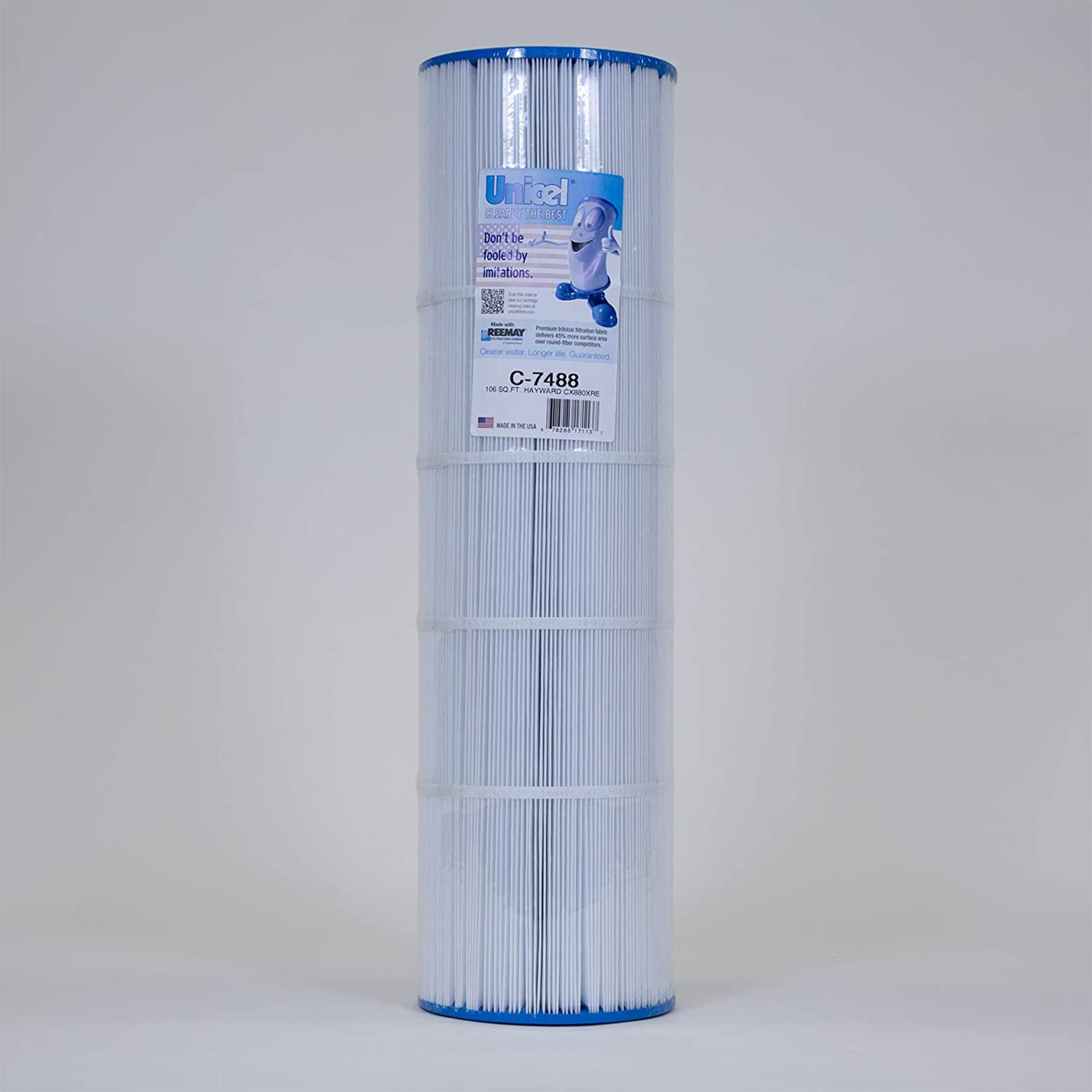 Unicel C-7488 Replacement 106 Sq Ft Pool Filter Cartridge, 176 Pleats (2 Pack) - VMInnovations