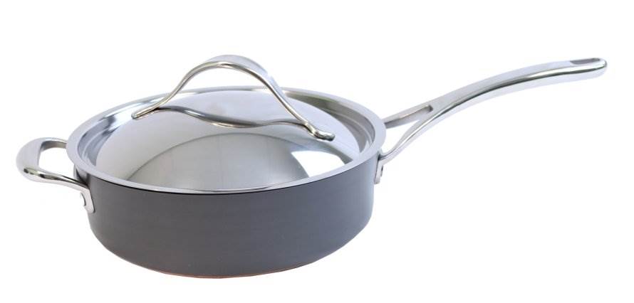 ANOLON 82526 10-Piece Nouvelle Copper Cookware Set Hard-Anodized Non Stick
