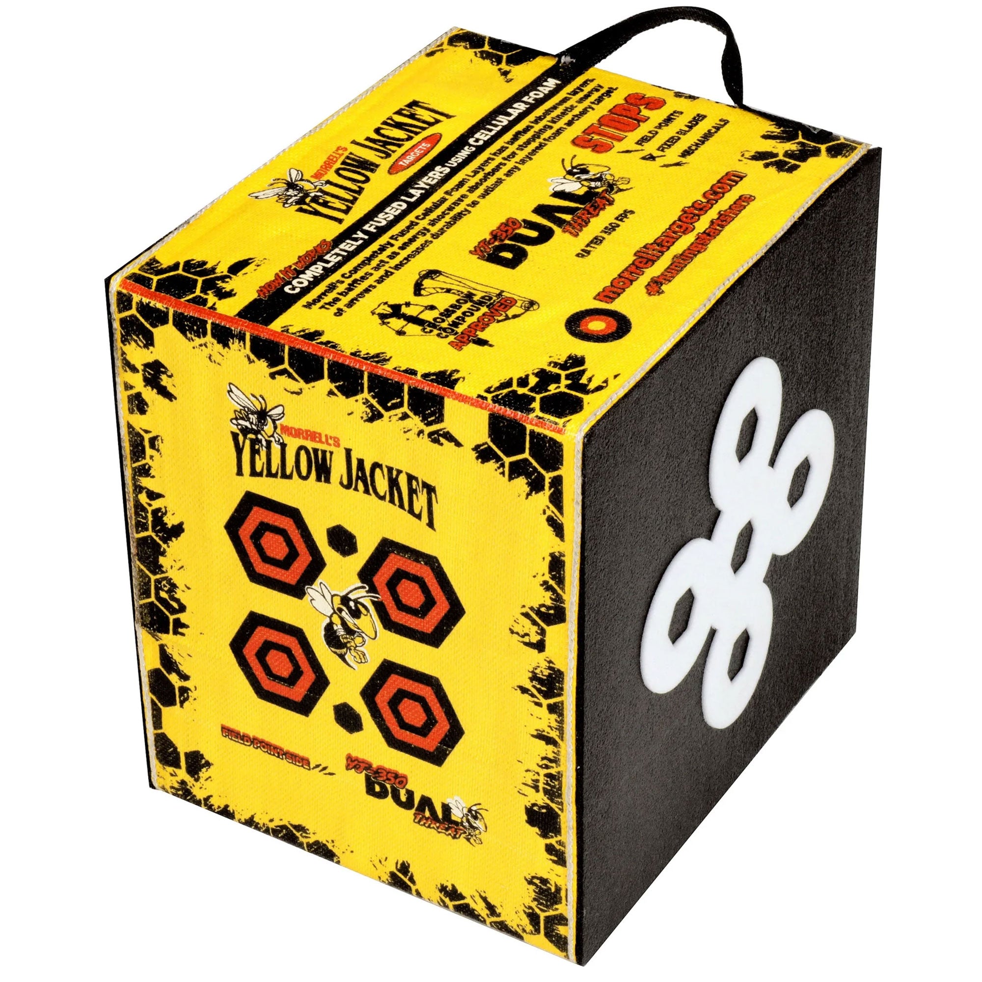Morrell Yellow Jacket Dual Threat 350 FPS Foam Archery Target Block for All Bows