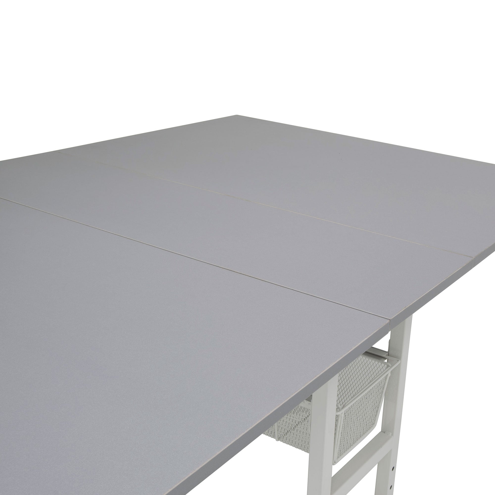 Spree 60" x 36" Adjustable Folding Craft Table with Metal Drawers (Open Box)