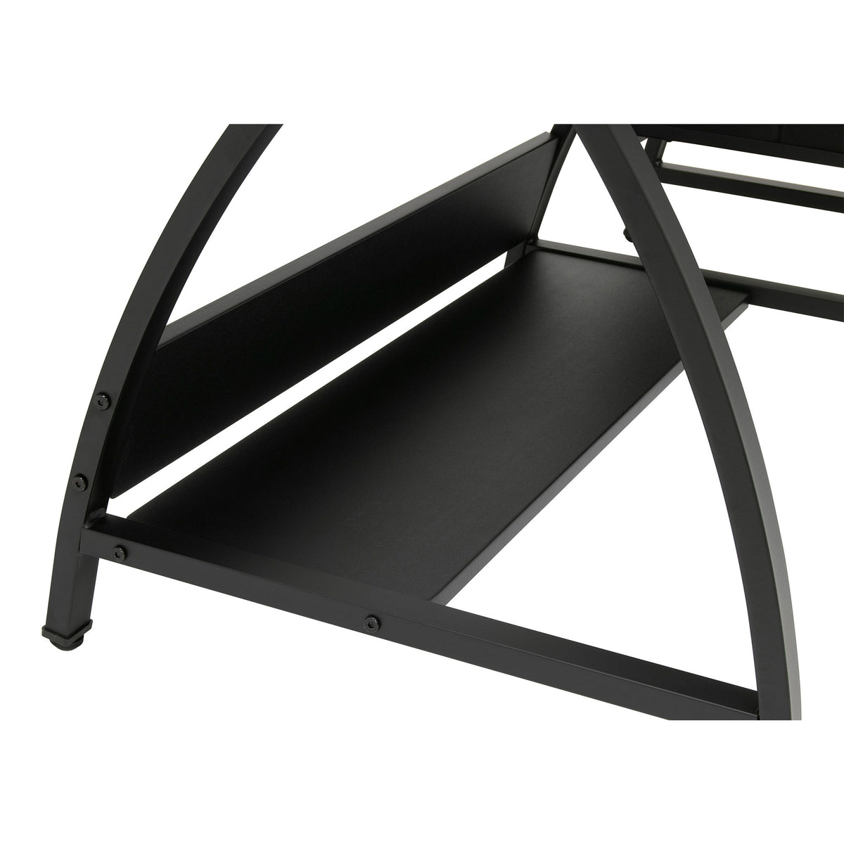 Studio Designs Venus 2-Piece Craft Tabletop w/ Storage & Stool, Black (Open Box)