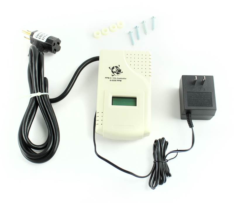 C.A.P PPM-3 CO2 Hydroponics Carbon Dioxide Monitor Controller Sensor (Open Box)