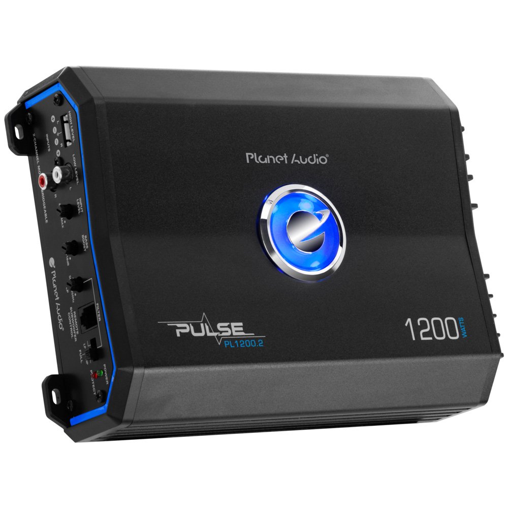 Planet Audio 1200W 2 Channel Full Range Class A/B MOSFET Amplifier (4 Pack)