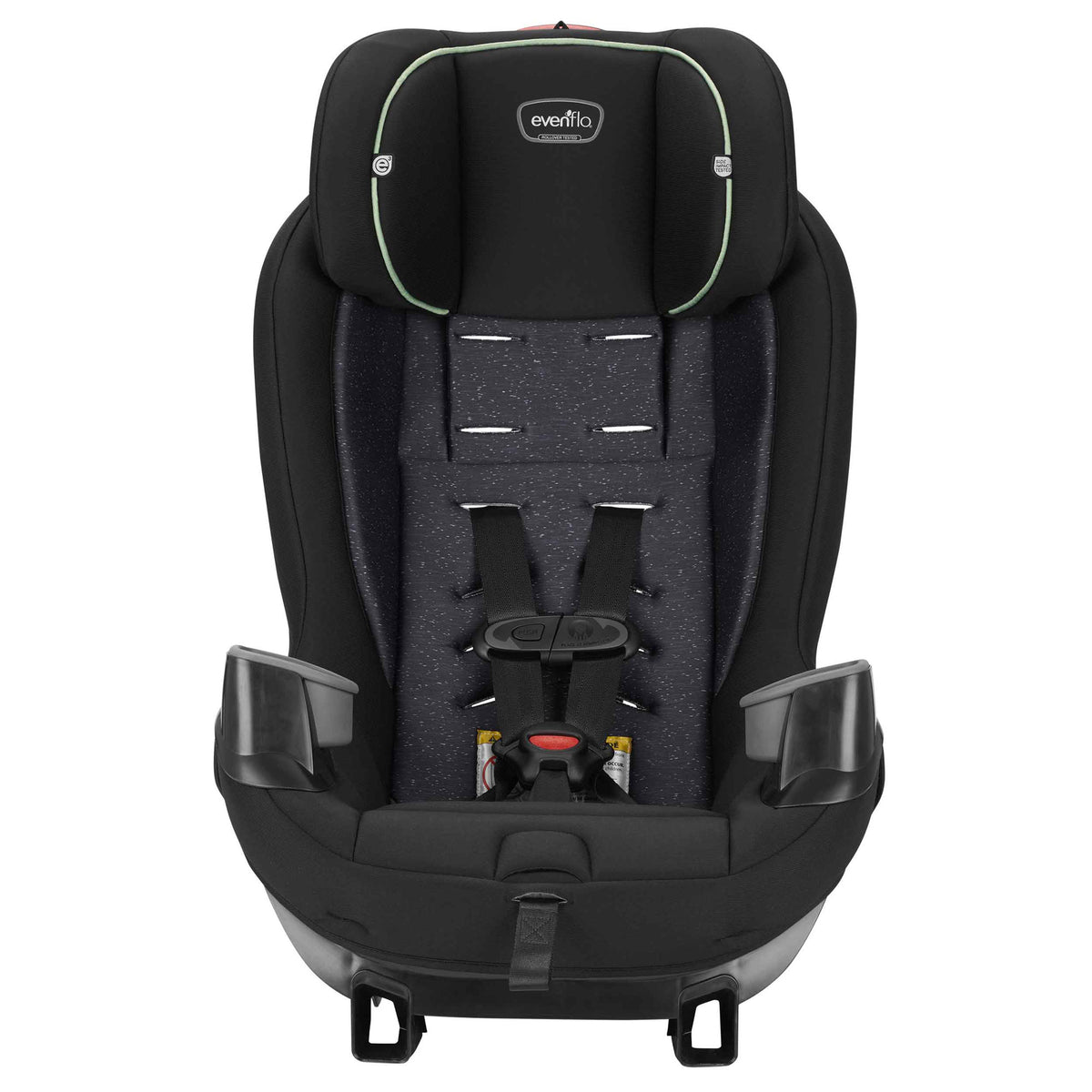 Evenflo Stratos 65 Forward/Rear Facing Convertible Car Seat, Pikes Peak Black