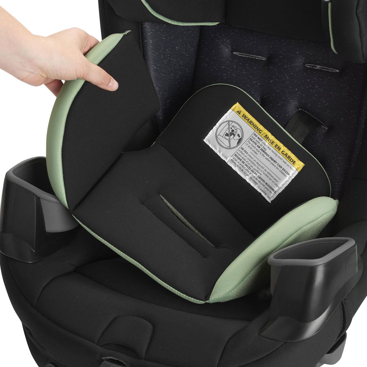 Evenflo Stratos 65 Forward/Rear Facing Convertible Car Seat, Pikes Peak Black