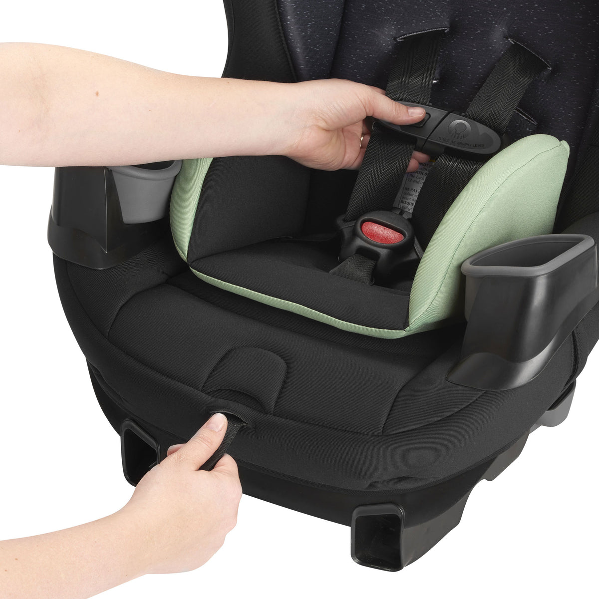 Evenflo Stratos 65 Forward/Rear Facing Convertible Car Seat, Pikes Peak Black