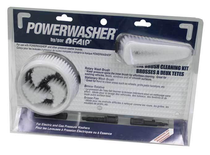 PowerWasher Universal Dual Brush Cleaning Kit for Gas/Electric Washer - Open Box