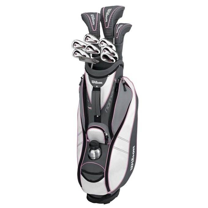 WILSON HOPE PLATINUM Womens Ladies Right-Handed Golf Club Set w/ Bag - Open Box