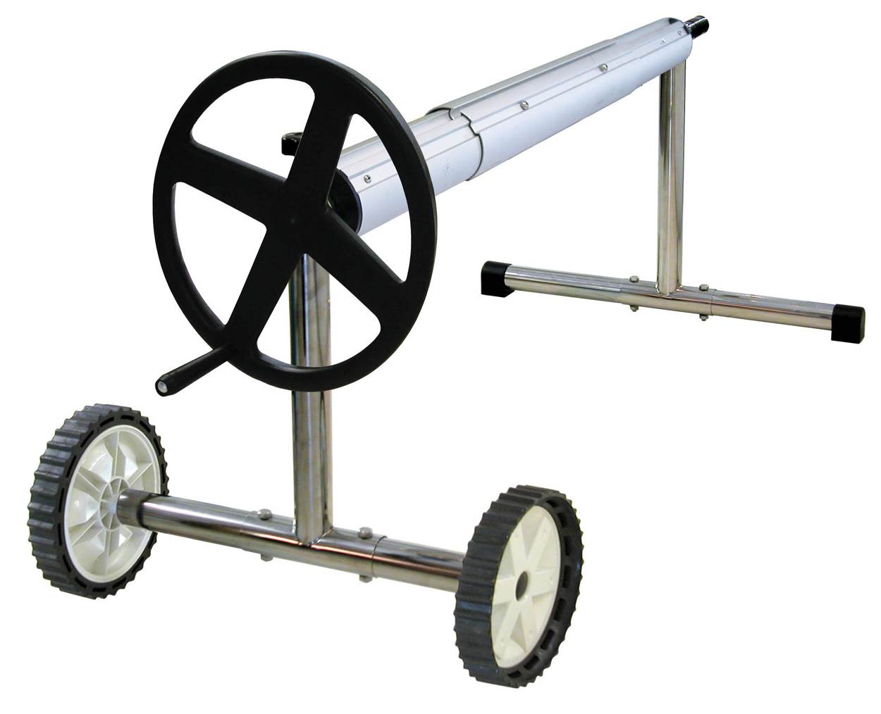 Kokido Compact Stainless Steel In Ground Pool Cover Reel Set (Open Box)