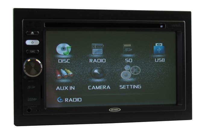 LENSEN VM9125 6.2" Double-DIN LCD Touchscreen Car DVD/CD/MP3 Receiver/Player