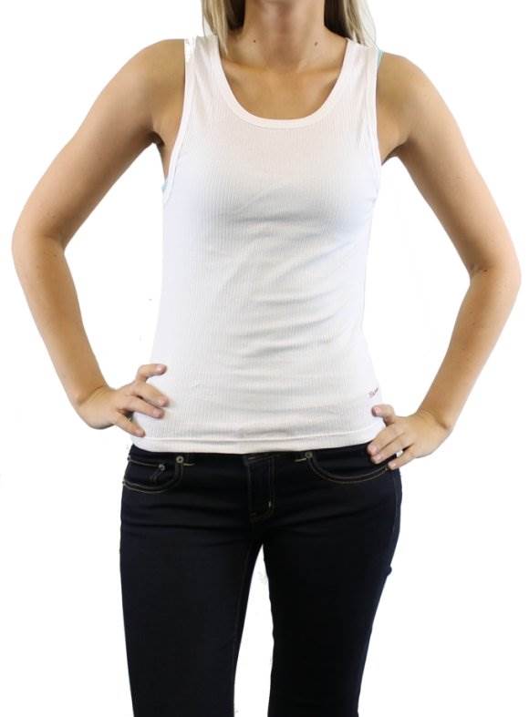 (4) Pcs Hanes Womens Tank Tops X-Large - White/Black/Gray XL (Open Box)