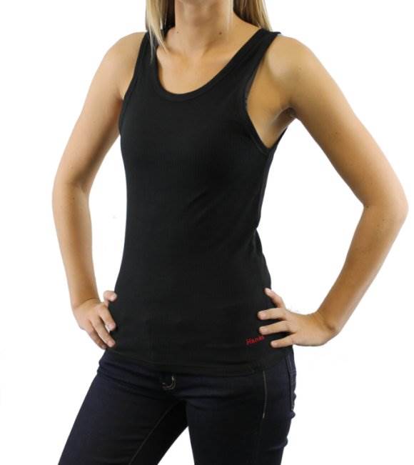 (4) Pcs Hanes Womens Tank Tops X-Large - White/Black/Gray XL (Open Box)