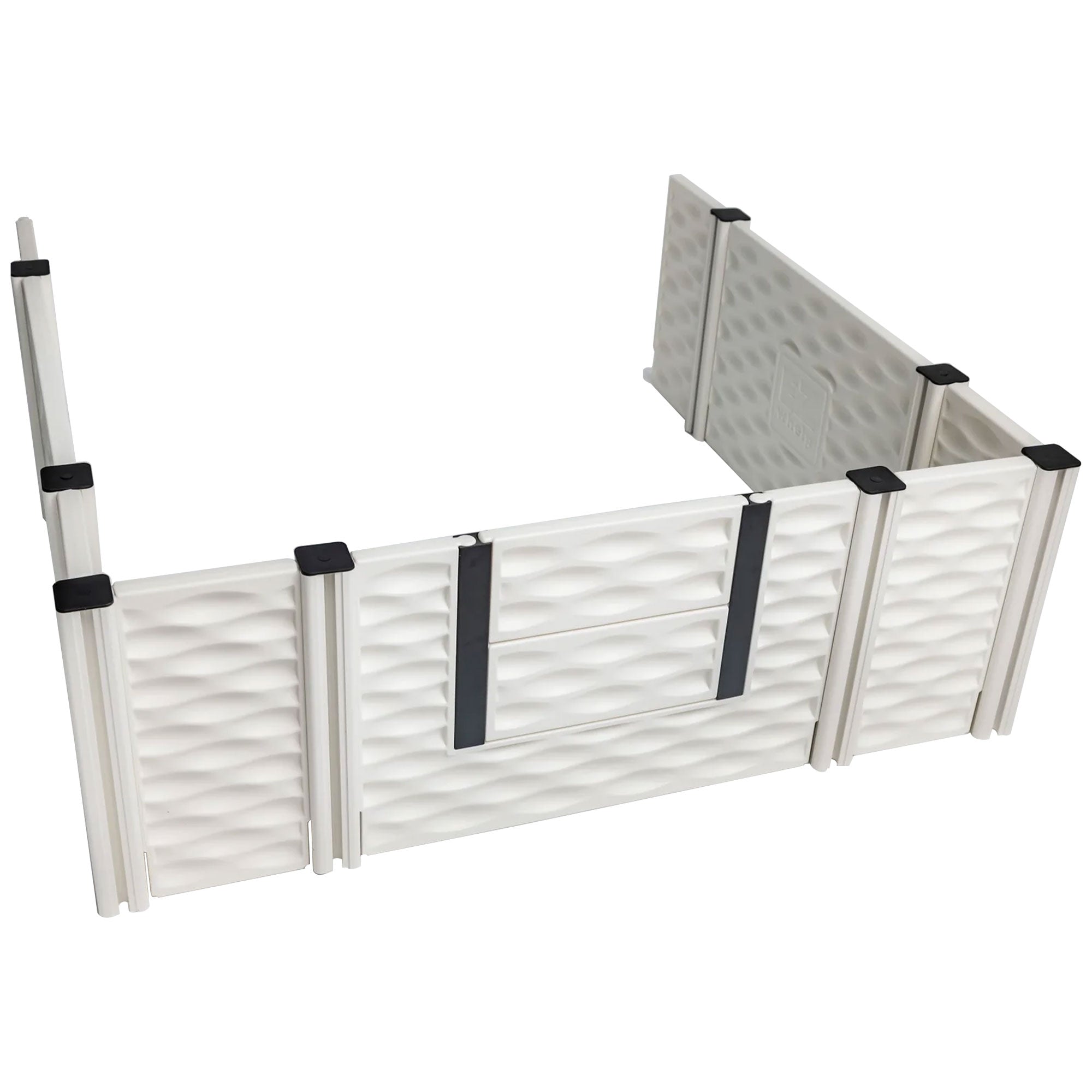 EZwhelp EZclassic 48" Add On Room with Front Panel Set & Doors, White (Open Box) - VMInnovations