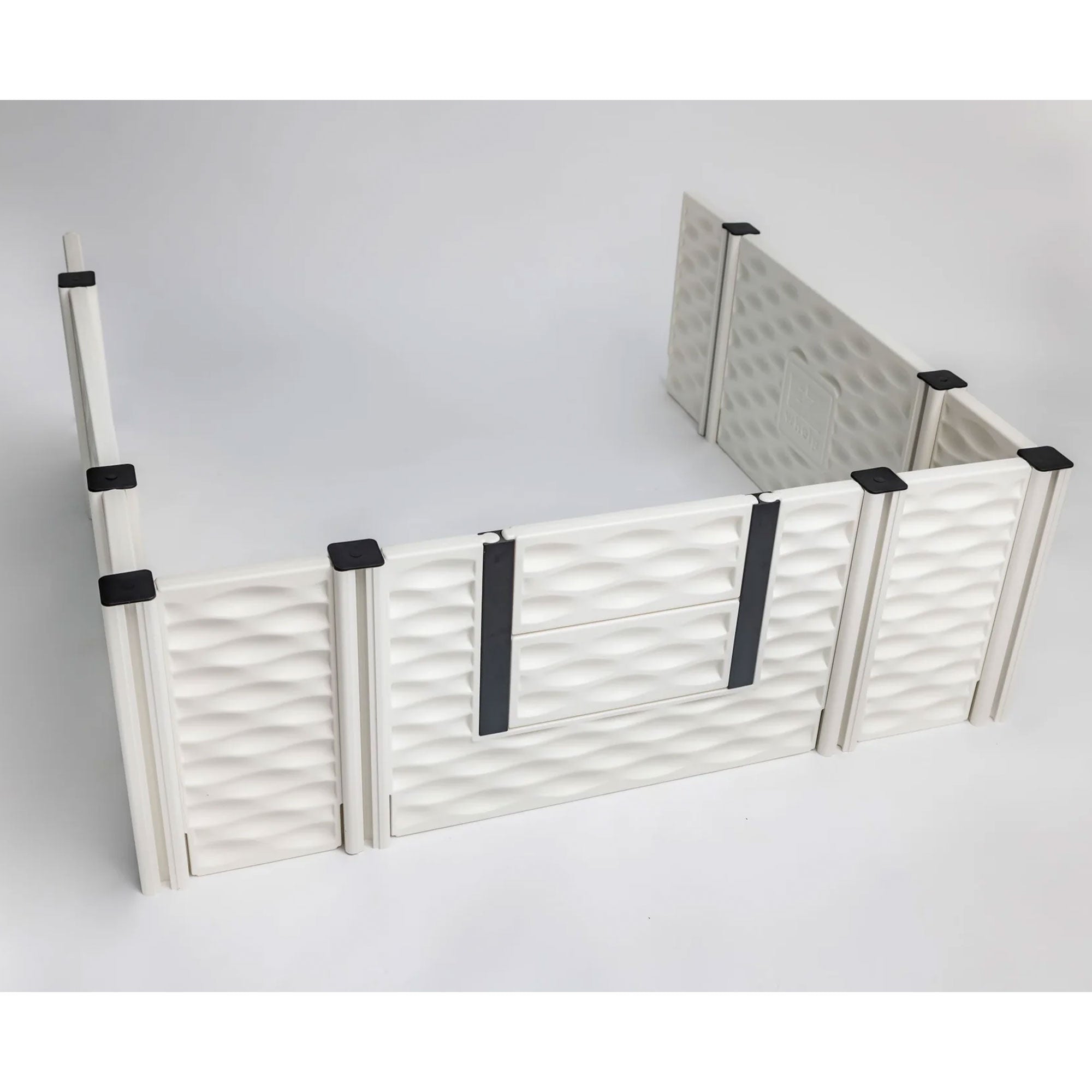 EZwhelp EZclassic 48" Add On Room with Front Panel Set & Doors, White (Open Box) - VMInnovations