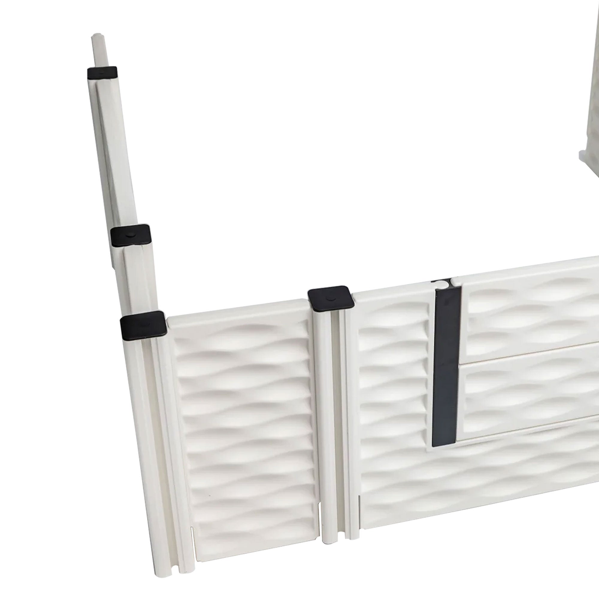 EZwhelp EZclassic 48" Add On Room with Front Panel Set & Doors, White (Open Box) - VMInnovations