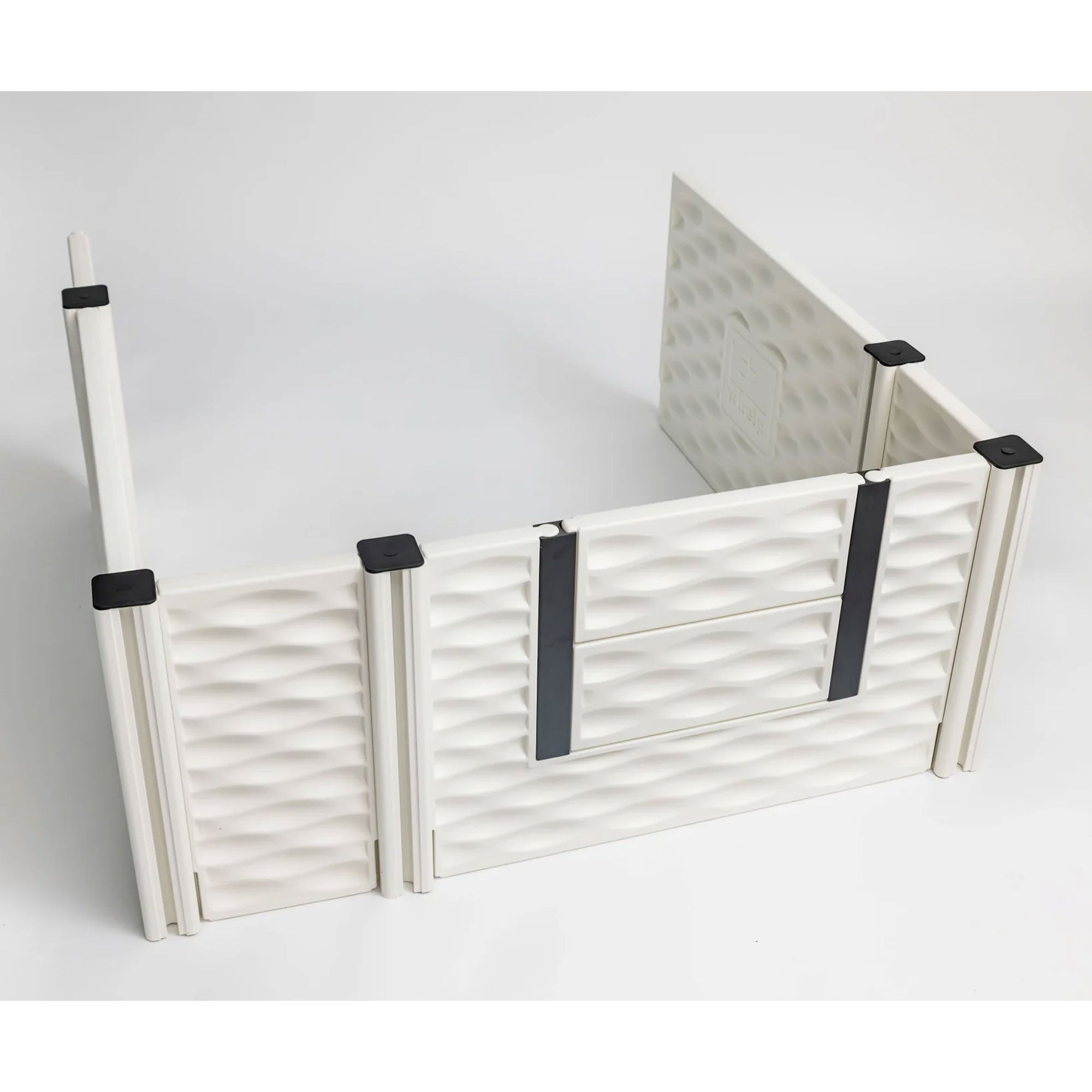 EZwhelp EZclassic 38" Add On Room w/Front Panel Set & Doors, White (For Parts) - VMInnovations
