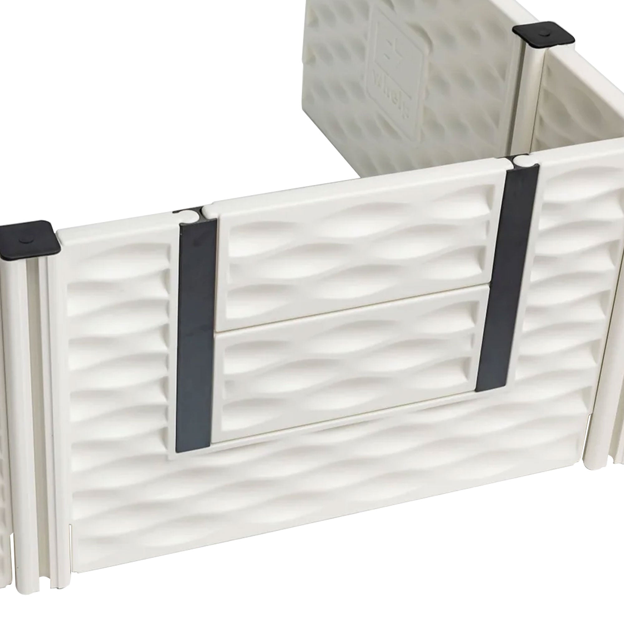 EZwhelp EZclassic 38" Add On Room w/Front Panel Set & Doors, White (For Parts) - VMInnovations