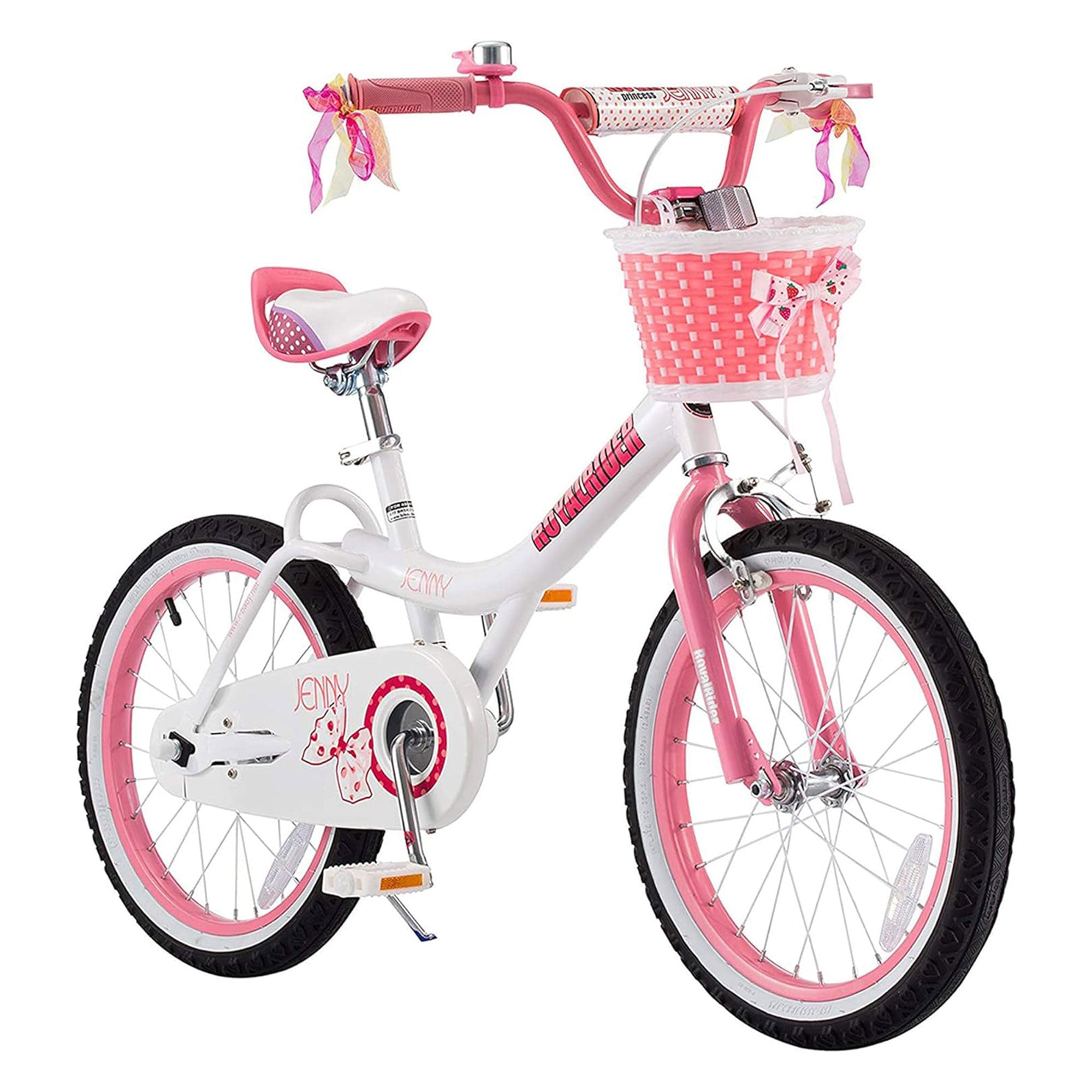 RoyalBaby Princess Girl Kid Outdoor Bicycle 18" with Kickstand (Open Box) - VMInnovations