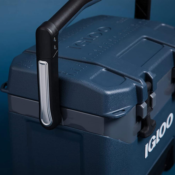Igloo BMX 25 Quart Ice Chest Cooler with Cool Riser Technology, Rugged Blue - VMInnovations