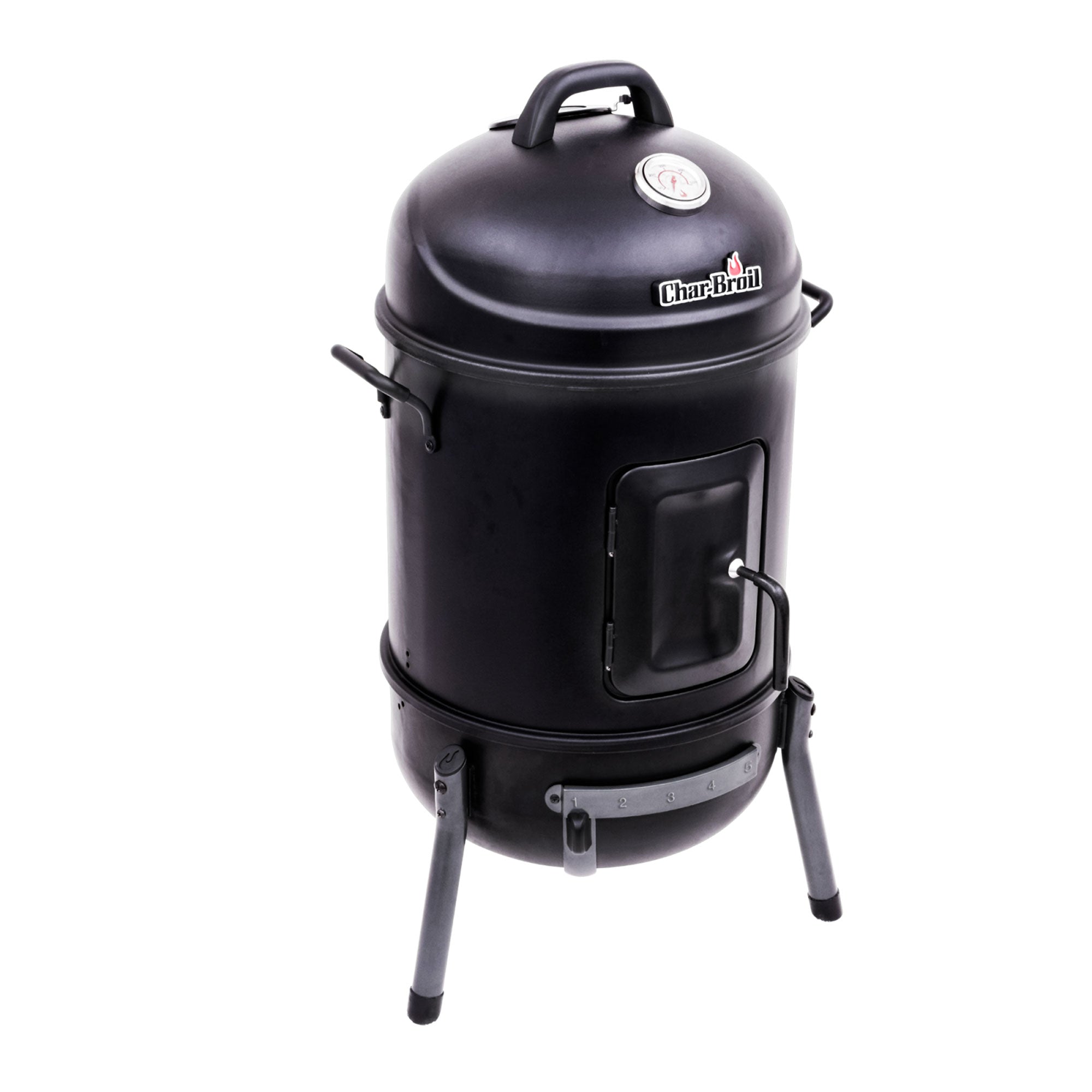 Char-Broil 16" Steel Cylinder Bullet Smoker w/Dual Carry Handles(For Parts) - VMInnovations