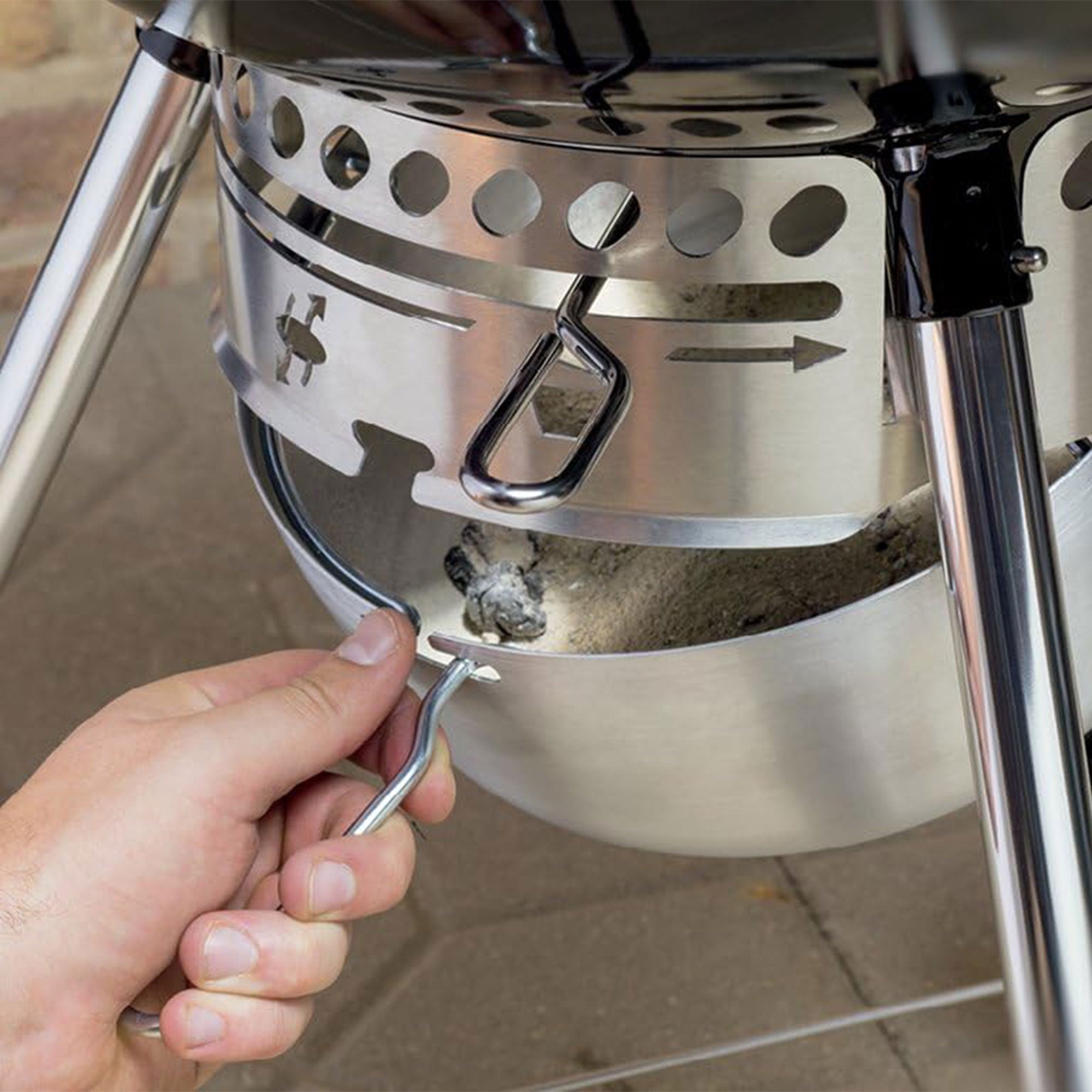 Weber Original 22 Inch Premium Charcoal Grill w/Superior Heat Retention, Copper - VMInnovations