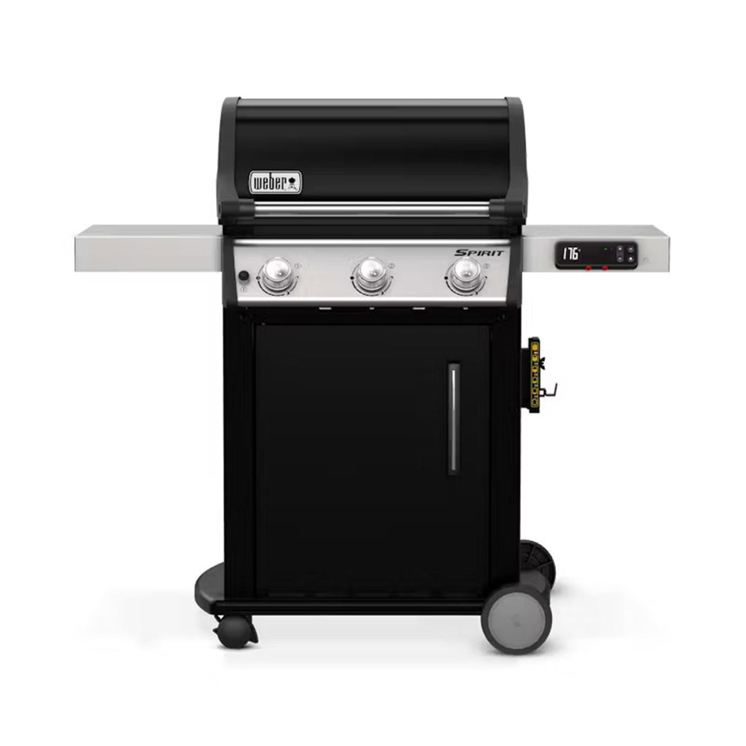 Weber Spirit 529 Square Inch Freestanding Cast Iron Natural Gas Grill, Black - VMInnovations
