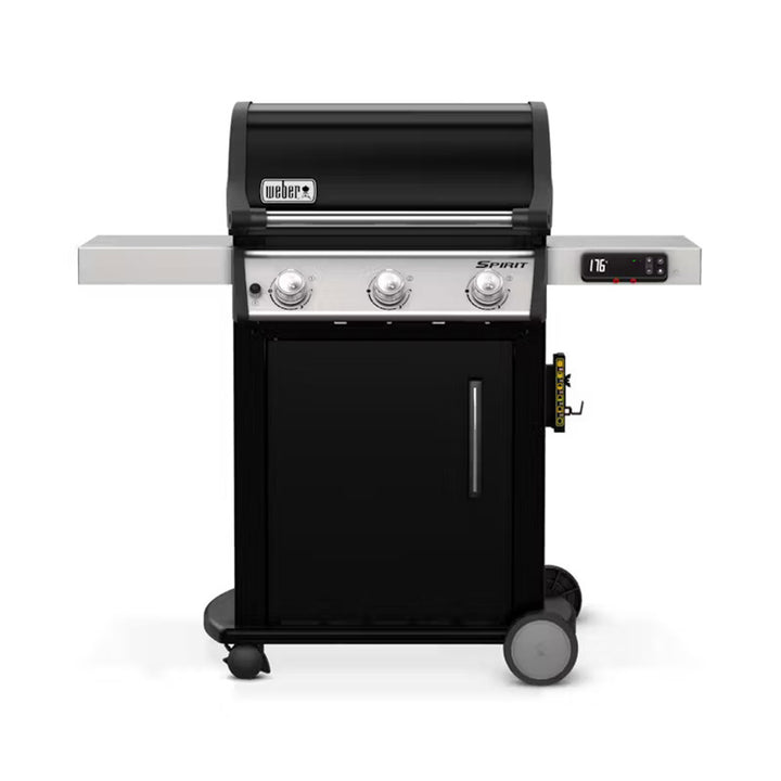 Weber Spirit 529 Square Inch Freestanding Cast Iron Natural Gas Grill, Black - VMInnovations